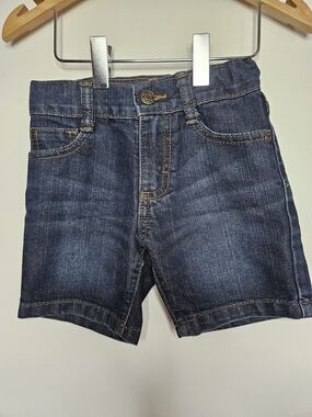 Wrangler Boys Denim Shorts Dark Wash Toddler Size Regular Fit Jeans Shorts🩷